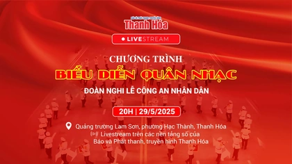 [Livestream]&nbsp;Chương trình biểu diễn quân nhạc - Đoàn Nghi lễ Công an nhân dân